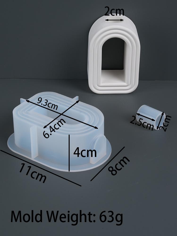 

Сделай сам Современная арочная гидропонная ваза Силиконовая форма Вазы для хранения аромапалочек Формы для украшений из бетона, цемента, гипса Домашний декор Поделки