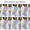 Nutcrackers Ornament Christmas Stocking Large Capacity Present Bag Handmade Holiday Tree and Fireplaces Decoration