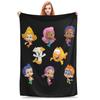 Tutti i Bubble Guppies insieme cartone animato sirene bambini Coperta Morbida Calda Flanella Coperta da Divano Copriletto per Letto Soggiorno Picnic
