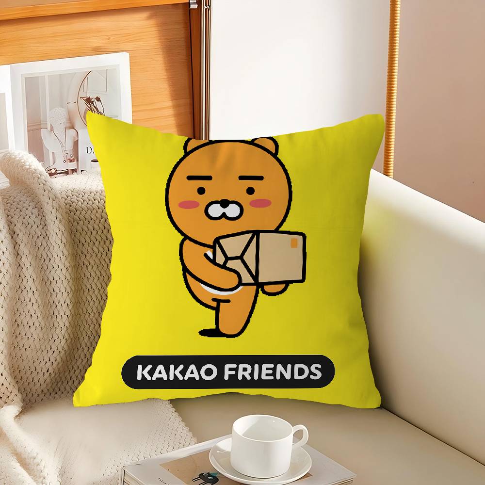 K-KAKAO FRIENDS Kissenbezug Kissenbezug Dekokissenbezug Bedruckter Kissenbezug für Couch