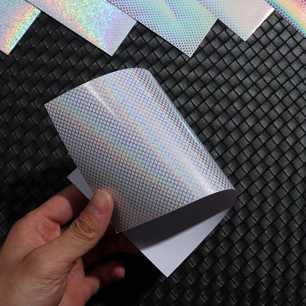Köder Angelköder Flash Tape Fliegenbindematerial Holographische Klebefolie Farbwechselsticker