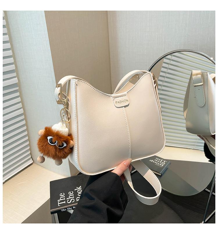 

Сумка премиум-текстуры в стиле ретро женская 2025 новая модная универсальная сумка-ведро, популярная в интернете, на плечо, мессенджер Without pendant