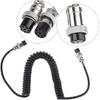 8Pin Female to 8 Pin Female Aviation Microphone Mic Cable for Transceiver MC-60 MC-60A MC-90 TS-2000