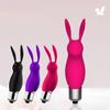 Mini Bunny Silicone Vibrator Dual Stimulation Clitoral Massager with Whisper-Quiet Motor Waterproof Body-Safe Easy-Clean Discreet Adult Toy for Women