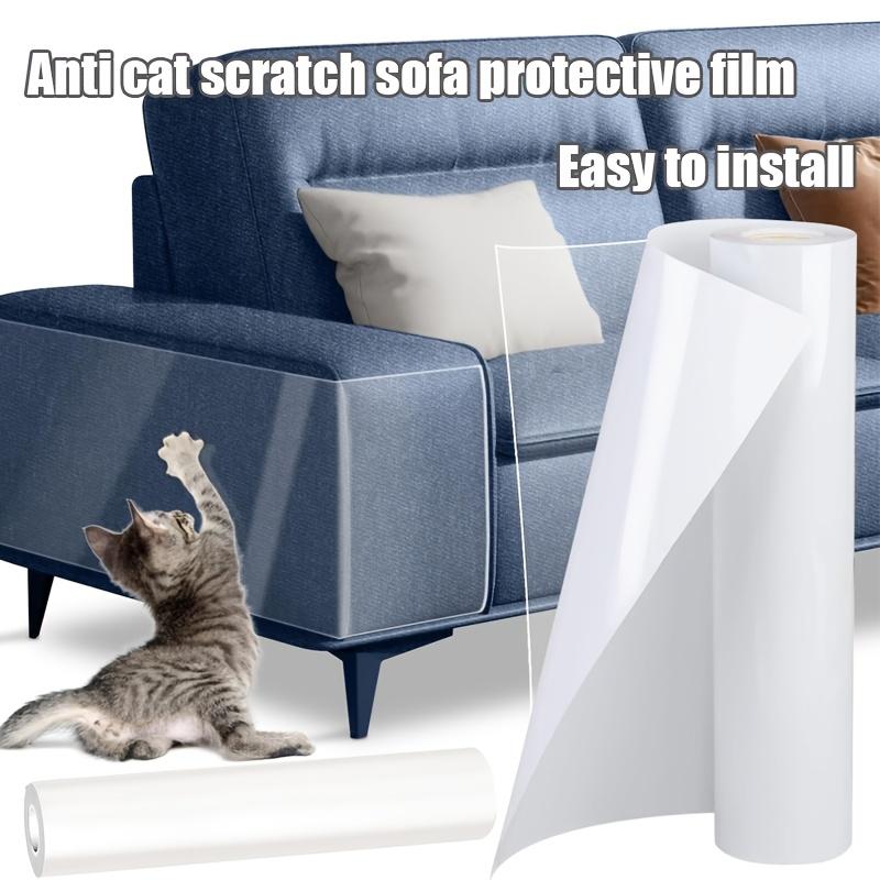 1pcsCat Furniture Protection Anti-scratch Sticker Self-adhesive Anti-cat Claw Protection Sticker Transparent Invisible Sofa