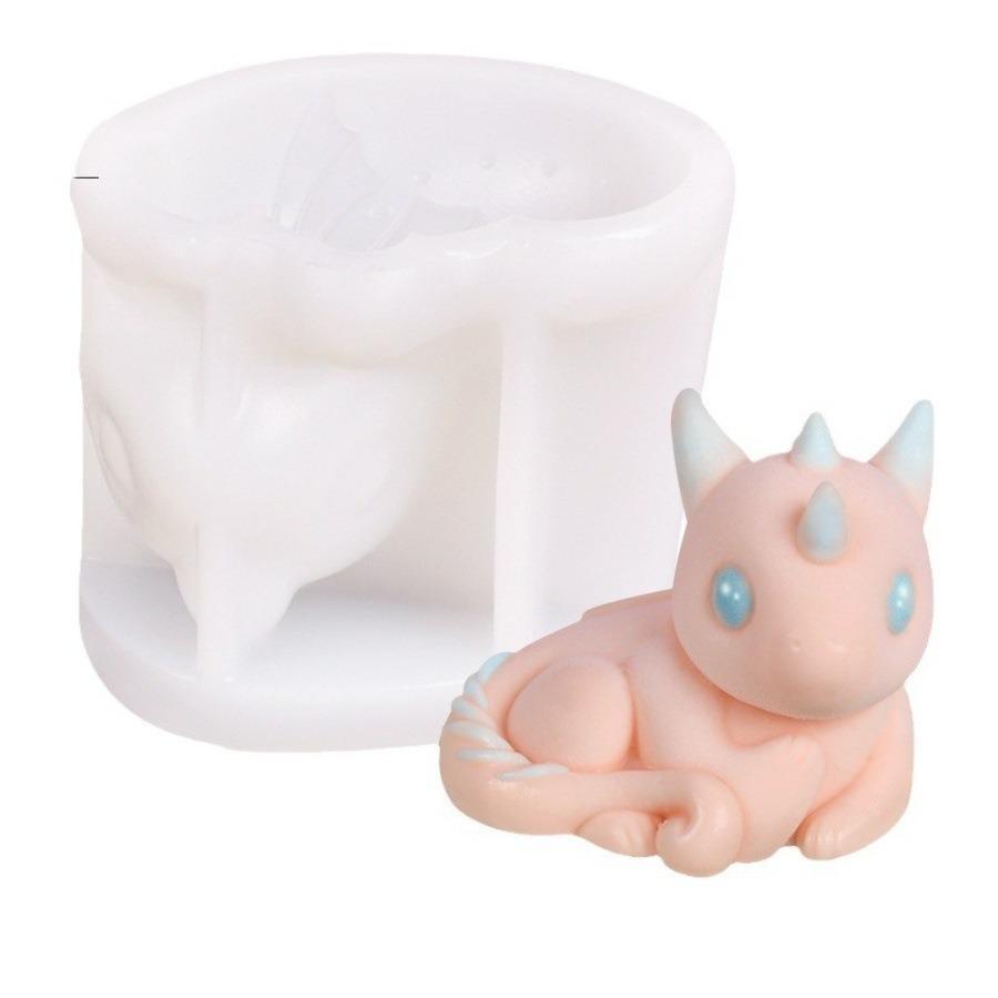Dragon Baby Mousse Cake Silicone Mold Candle Baking Mold DIY for Car Aromatherapy Mould Reusable 2025
