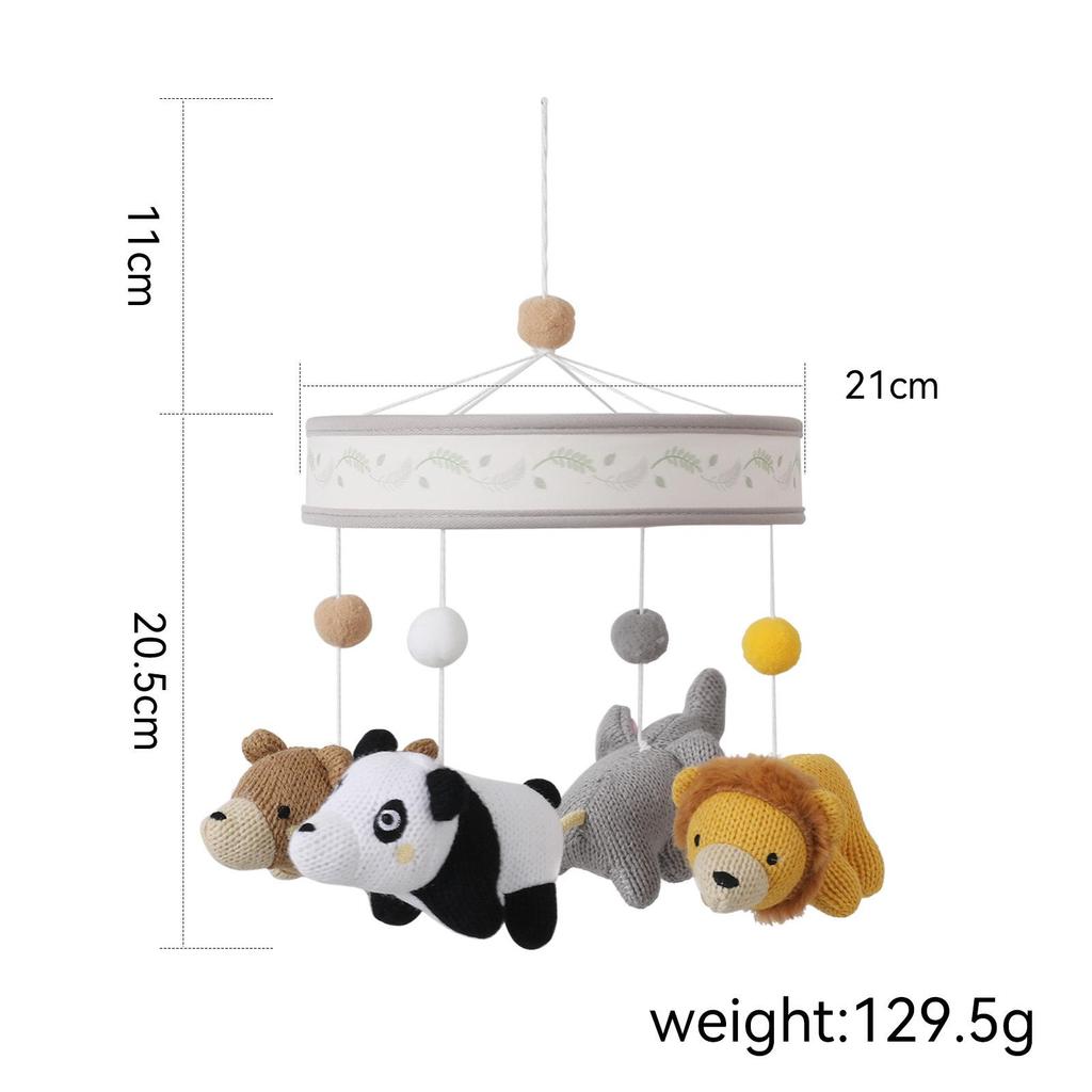 Rotating Crib Mobile: Newborn Baby Sleep Aid & Educational Rattle Toy