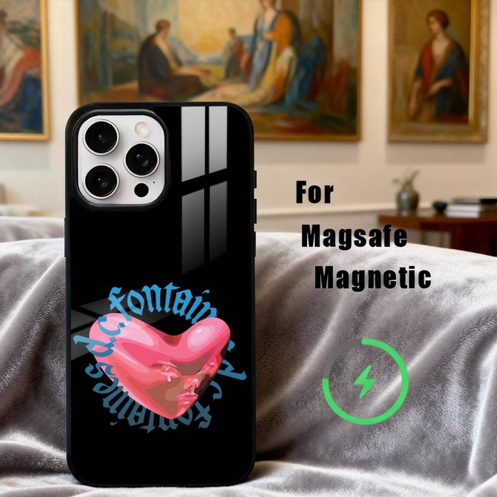 F-Fontaines D-DC R-Romance Phone Case For iPhone17,16,15,14,13,12,11 Plus,Pro Max Magnetic For Magsafe Wireless Charging