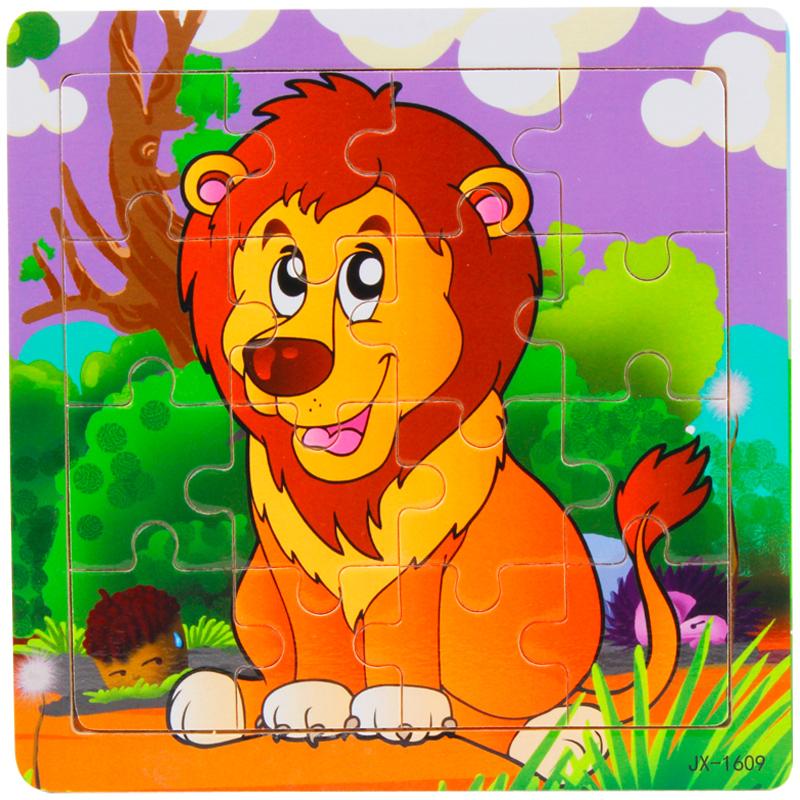

Education Logic Thinking Wooden Puzzle Game - Cartoon Animal Vehicle Jigsaw for Kids Intellectual Early Learning Children s Gift