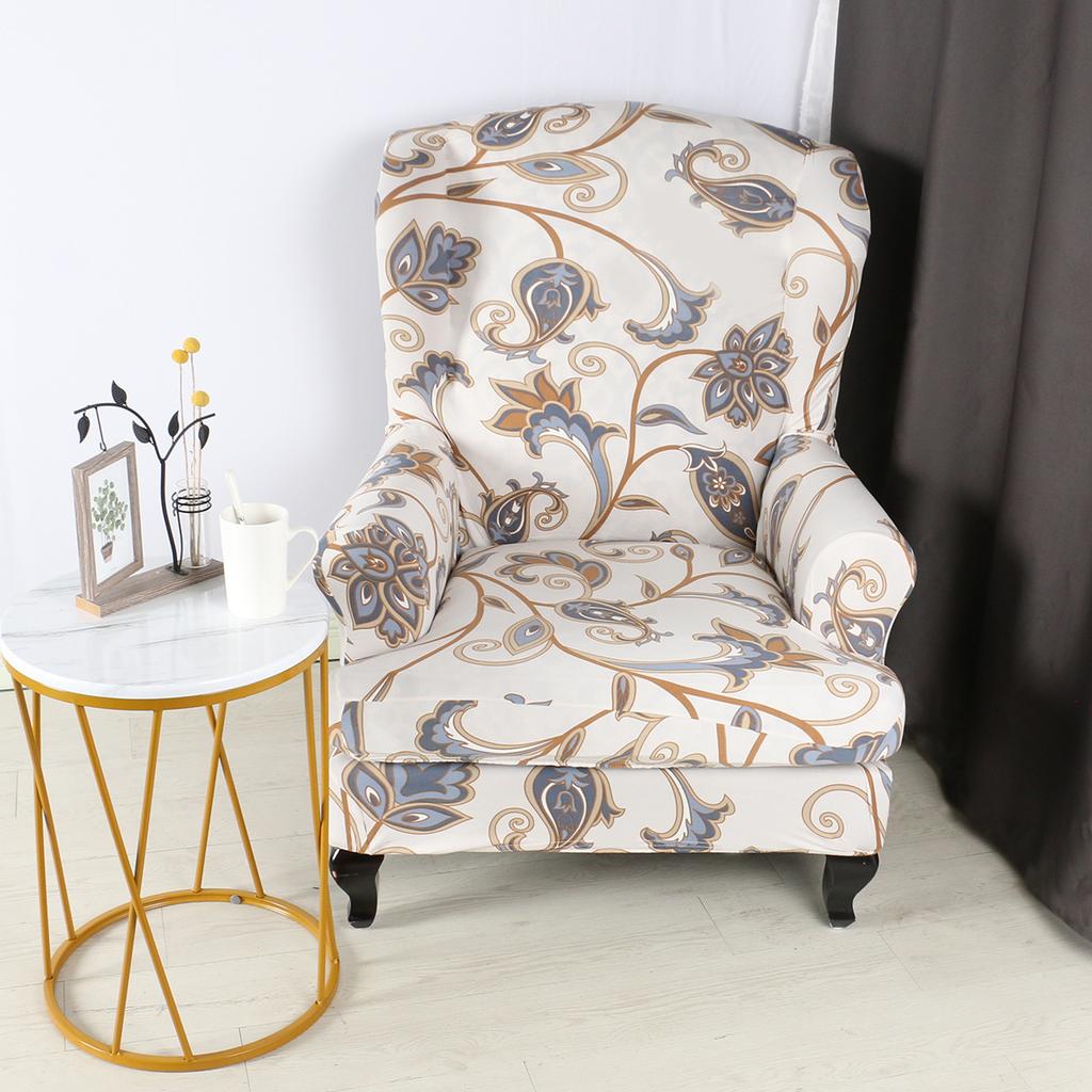 Elastic Printed Tiger Bench Cover Chair Cover Full-inclusive Single Wing Back Sofa Cover American Style Sjamon Tiger Bench Cover