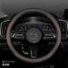 NEW For Mazda 2 3 5 6 CX-4 CX-5CX-7CX-8CX-30CX-50 MX5 Miata RX-7 RX-8 Axela Atenza Car Carbon Fiber Leather Steering Wheel Cover
