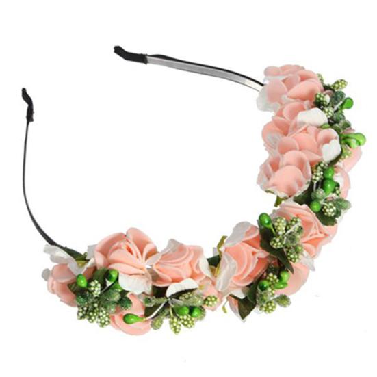 Frauen Blume Boho Floral Stirnband Girlande Festival Hochzeit Braut Haarband