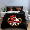 Mustika Football Club Design Bedding Duvet Cover Set Duvet Cover Pillowcases  (1 * Duvet Cover 2 * Pillowcases, Without Duvet Insert)