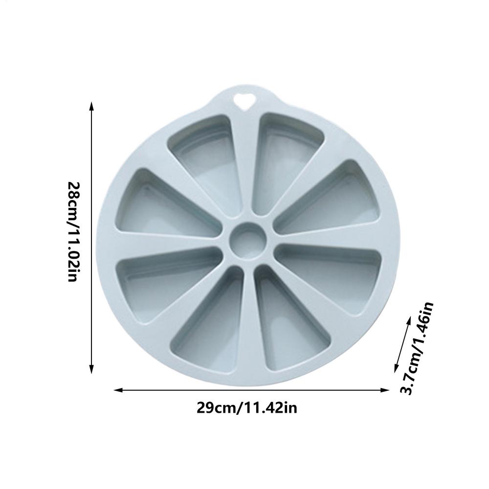 Silicone Baking Molds 8-Serving Triangular Pizza And Cake Molds Non-Stick Silicone Triangle Mould Cake Baking Mold Baking Pan