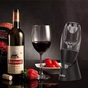 CHANG Aerateur vin , Magic Decanter Decanteur à Vin Aérateur de Vin Carafe Vin avec Vin Filtre, Boîte de Cadeau17