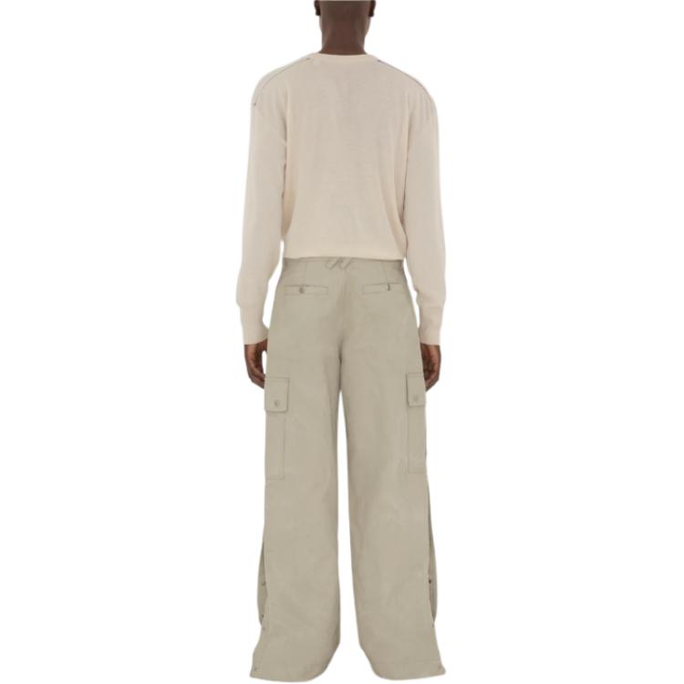 Burberry wide-leg cotton cargo trousers 80914741
