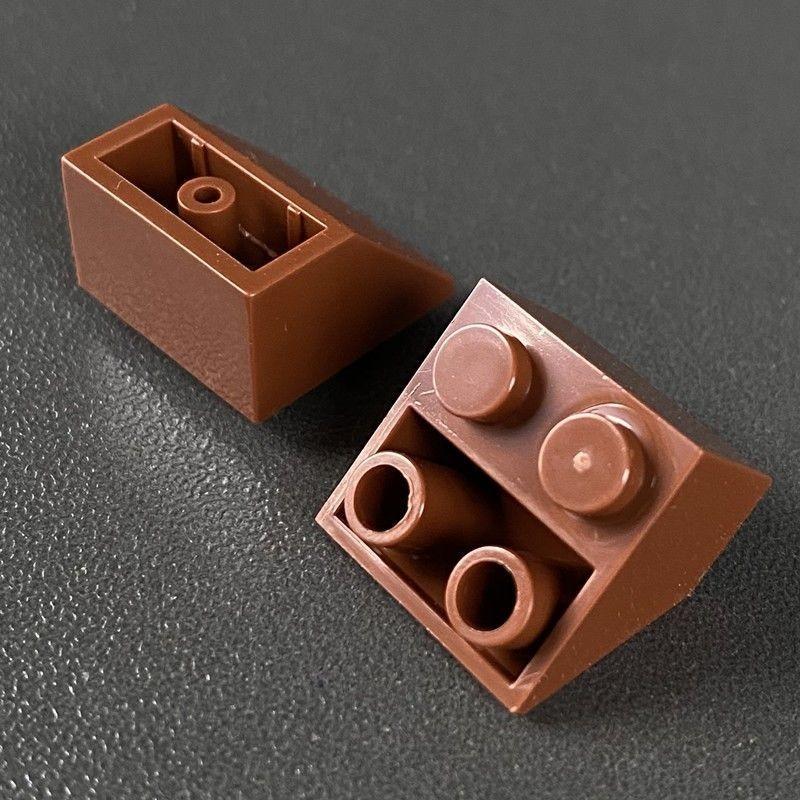20pcs DIY Technical Slope Inverted 45° 2x2 Slope Anti-bevel Bricks MOC Parts Building Blocks Toys for Children  Compatible 3660