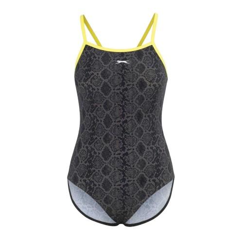 Slazenger Womens/Ladies Snakeskin Textured One Piece Swimsuit