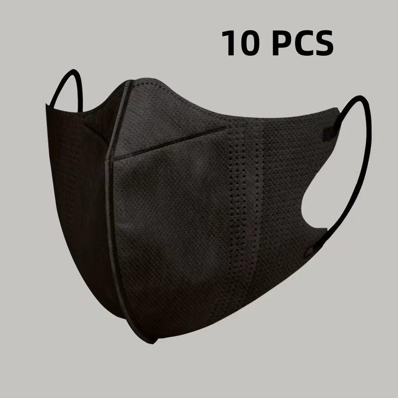 10/100Pcs 3D Protective Masks Efficient Protection Breathable Fashion Protective Masks Fashionable Face Masks Disposable Masks