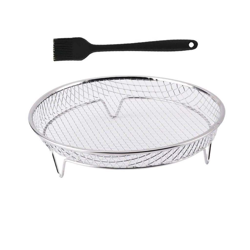 Air Fryer Universal Accessories Non-Stick Airfryer Tray Wire Rack Basket Kitchen Gadgets Multipurpose for Baking Cooking Tool