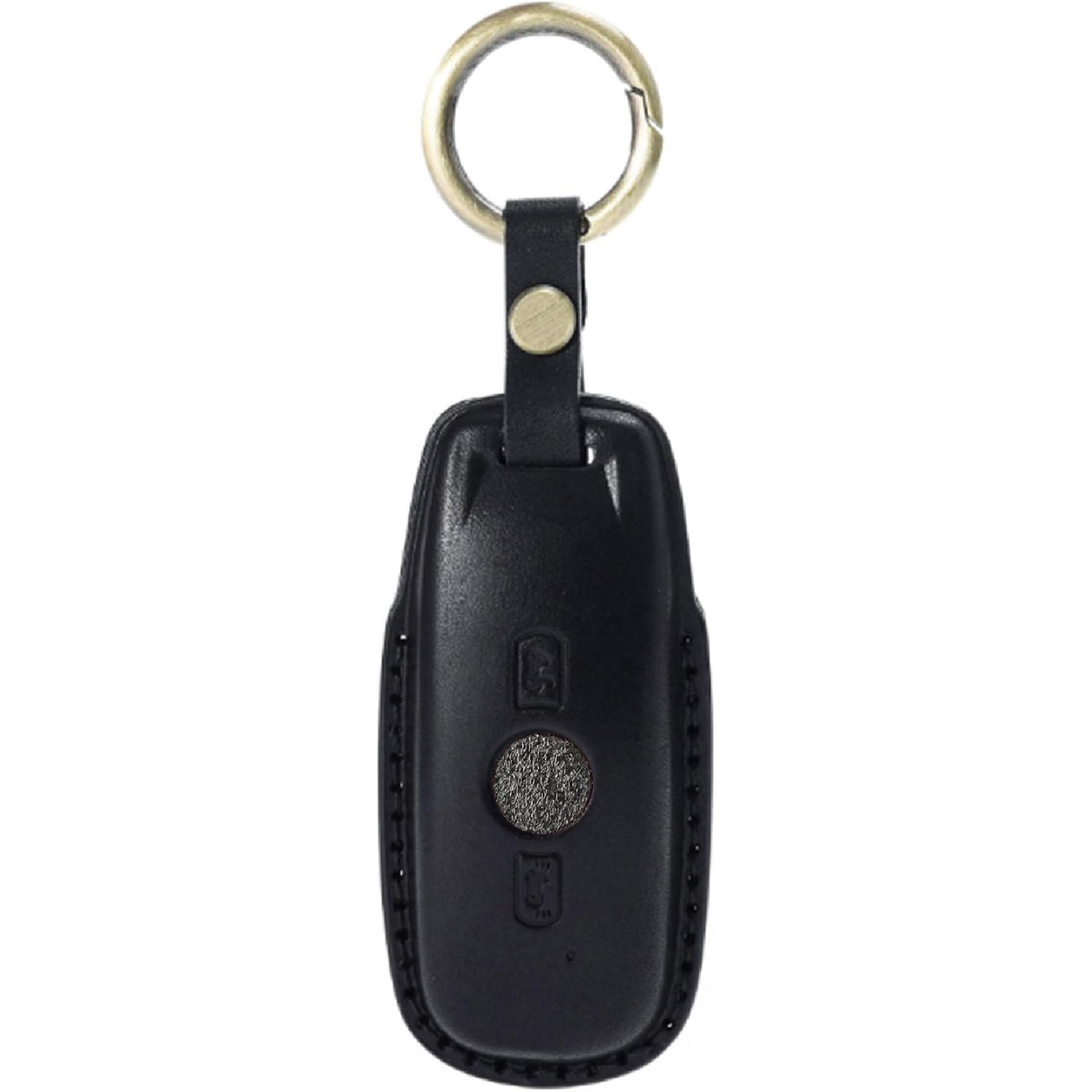 

Motorcycle Keychains Leather Case Fob Cover Key ring for Goldwing GL1800 2018-2020 чёрный