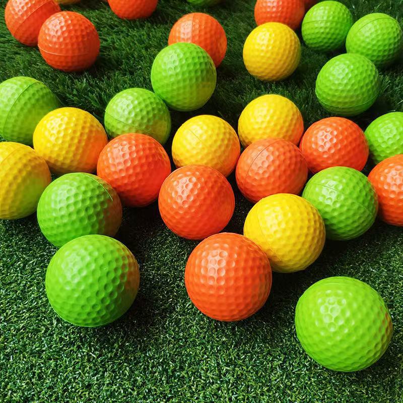 Colored Soft PU Foam Golf Ball - Indoor Practice & Kids Toy