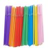 300pcs 7.8in Party Jumbo Straws Smoothie Straws Milkshake Straws Extra Wide Assorted Bright