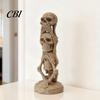 Durable Skull Sculpture 3D Printed Stacking Figurine, Gothic No Speak Hear See Halloween Figurine Statue, Party Horror Decoration for Home Office