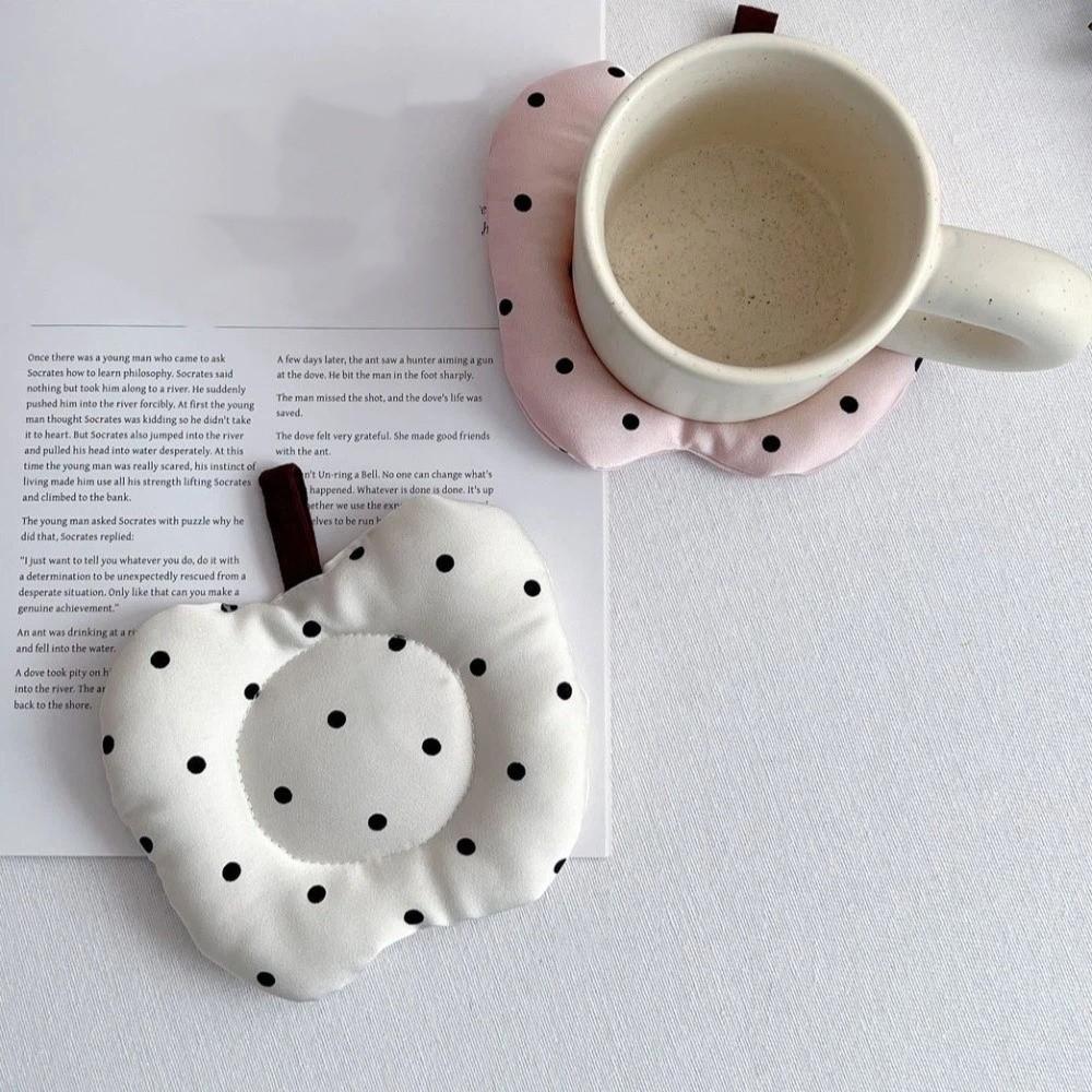 Washable Teacup Coaster Thickened Table Mat Decorative Mat Heat Resistant Coaster Office