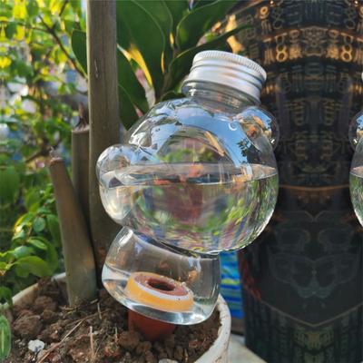 Automatic Watering Bulb Self-watering Terracotta Spike with Clear Bottle Drip Irrigation Tool Flower Watering Device for Houseplants Outdoor Plants