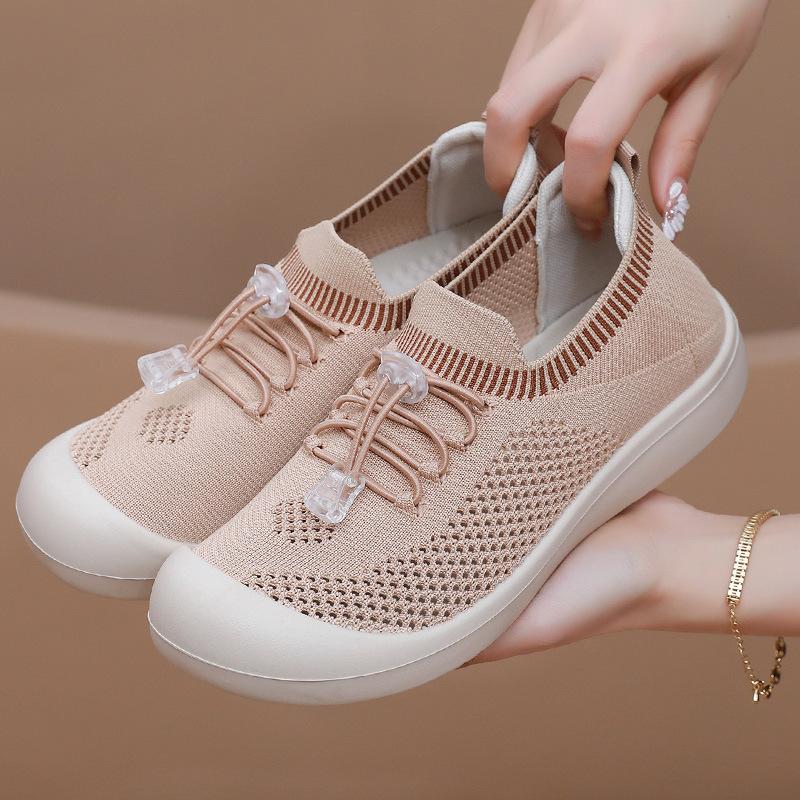 Women Summer New Soft Bottom  Slip-on   Shoes Casual Fashion Women's Shoes Soft Bottom Breathable Comfortable Wearable Hundreds of  Shoes