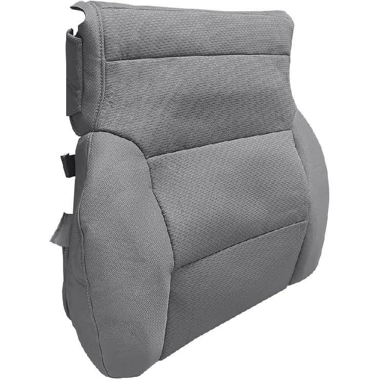 Driver Side Bottom Replacement Cloth Seat Cover Gray Compatible with 2014-2019 GMC Sierra 1500 2500 3500 1500HD 2500HD SLE SLT