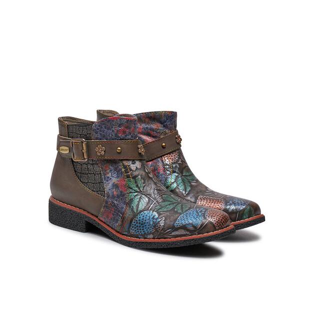 Laura Vita Cocralieo 44 Brown Ankle Boots