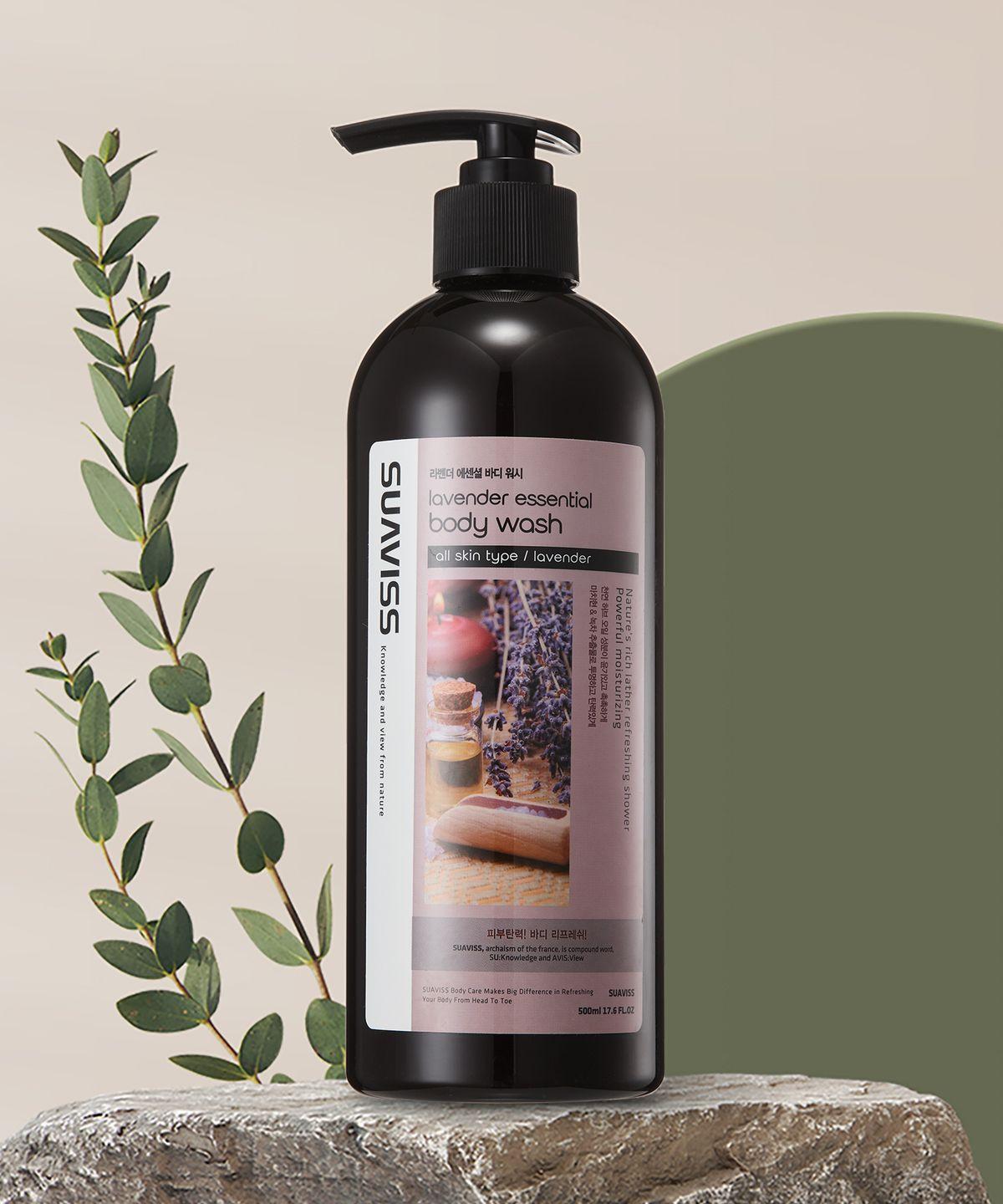Lavender Essential Body Wash 500ml x 2