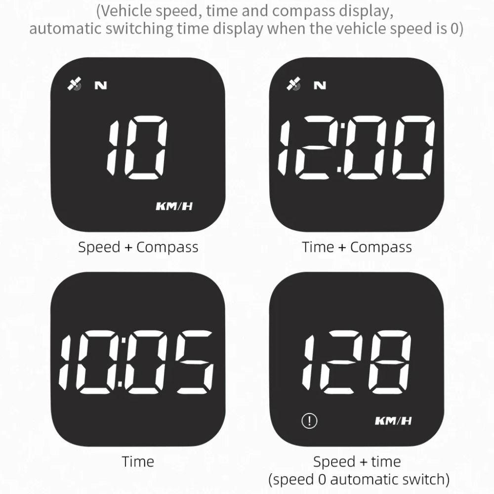 Portable Car Head Up Display HUD GPS Digital Speedometer Digital Speedometer Car Accessories