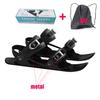 1 Pair of Universal Models Ski Skates Shoes Skiboard Snowboards Mini Snowblades Skates for Outdoor Sports Skiing