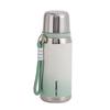 New Gradient Color Steel Big Cap Portable Gift for Male and Female Students Special Thermos Cup Mug Cup Durable Durable