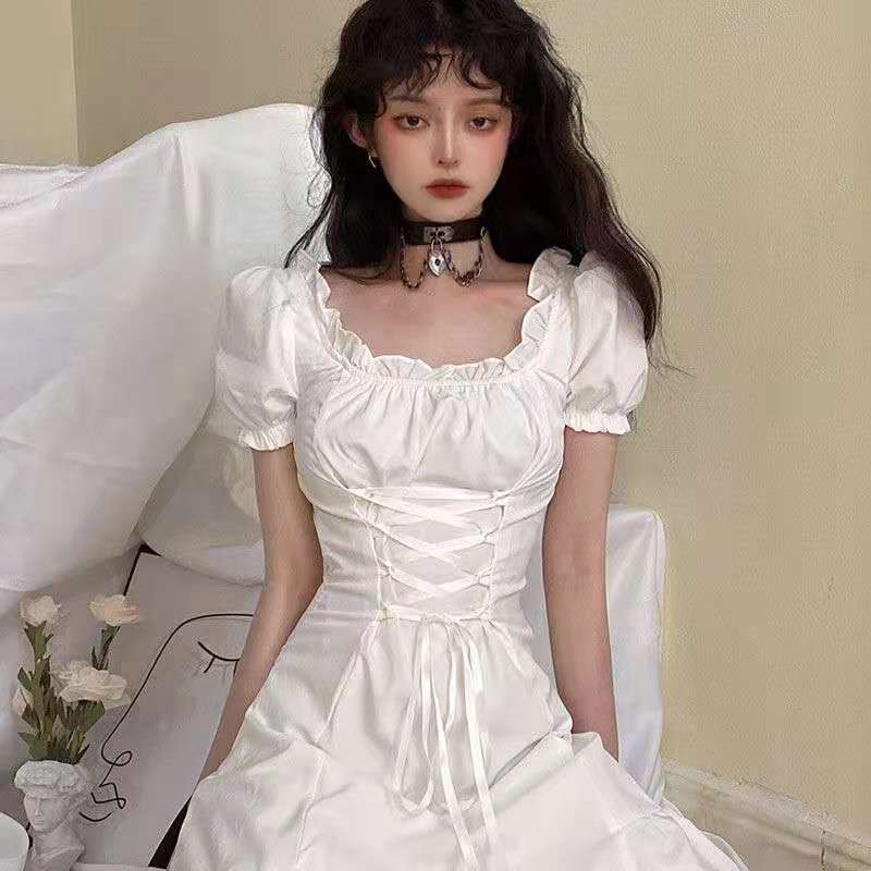 ワンピース rurumu: fairy grunge lace up mini dress rurumu