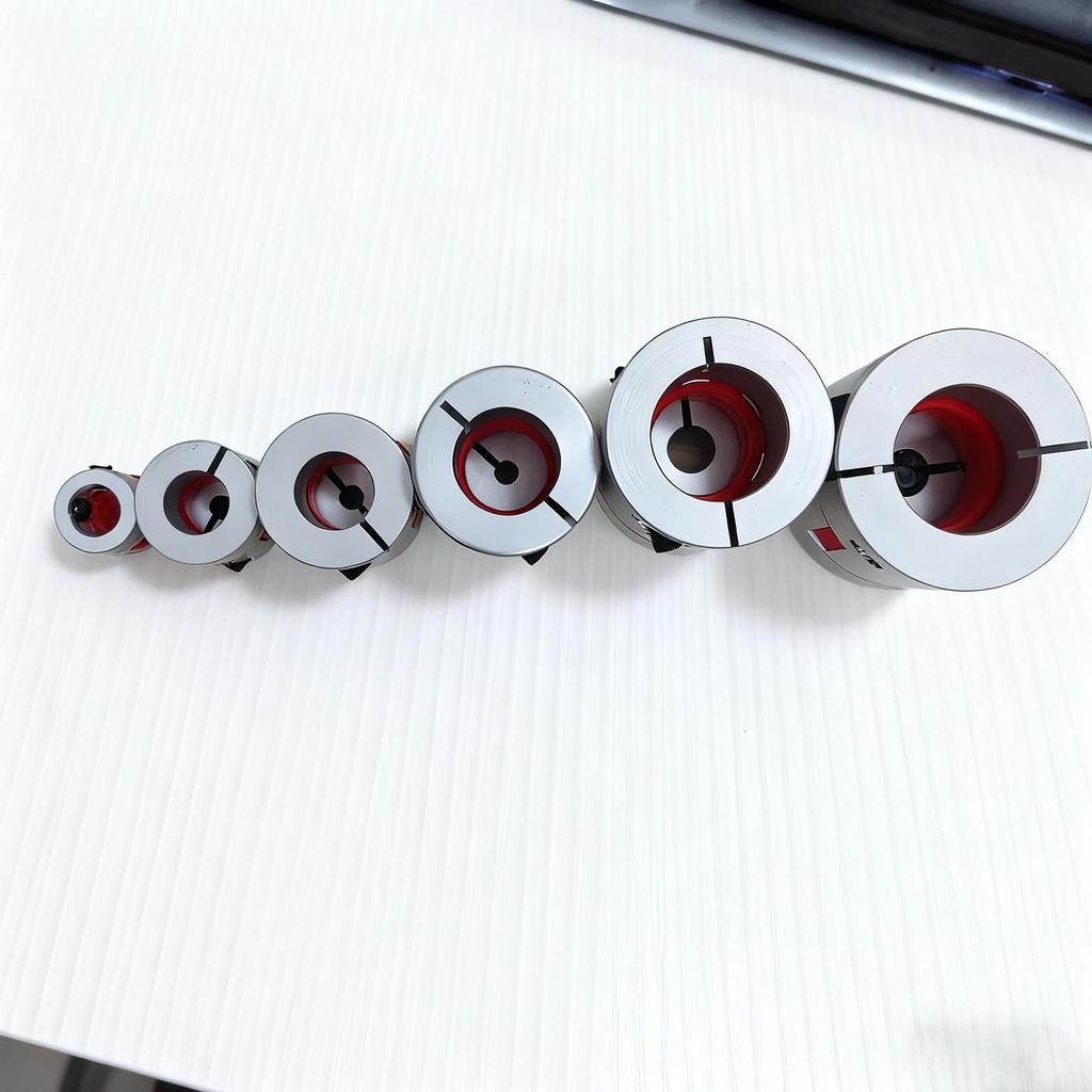 Aluminum Alloy Plum Blossom Elastic Coupling for Motor and Ball Screw (46-810mm)