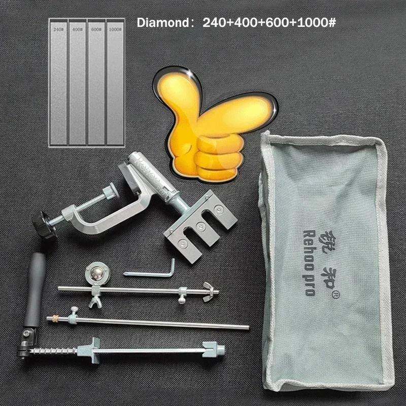 Kuchyňské pomůcky Bruska s pevným úhlem Zbrusu nový Bruska na nože Brousek na nože Nářadí na nože Brousek Diamantový brusný kámen