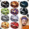Elastic Non Slip Halloween Headbands Hair Accessories Bulk Pumpkin Pattern Halloween Hairband for Women Girl