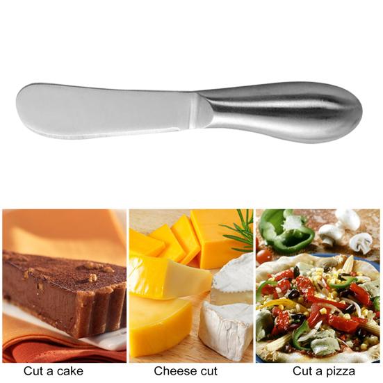 Käseschneider aus Edelstahl, Butter- und Marmeladenverteiler, Sahneschneider, Utensil, multifunktionaler Brotschneider, Küchengerät für Wurstplatten