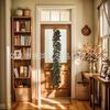 Christmas Garland with Pinecones Red Berries, Artificial Rattan for Xmas Tree Stairs, Door New Year Decoration