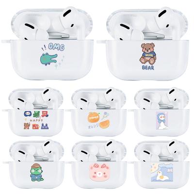Funda de silicona para auriculares de dibujos animados para Apple Airpods Pro 2 fundas Airpods 3 2 1 Air pods auriculares inalámbricos Bluetooth Funda Coque