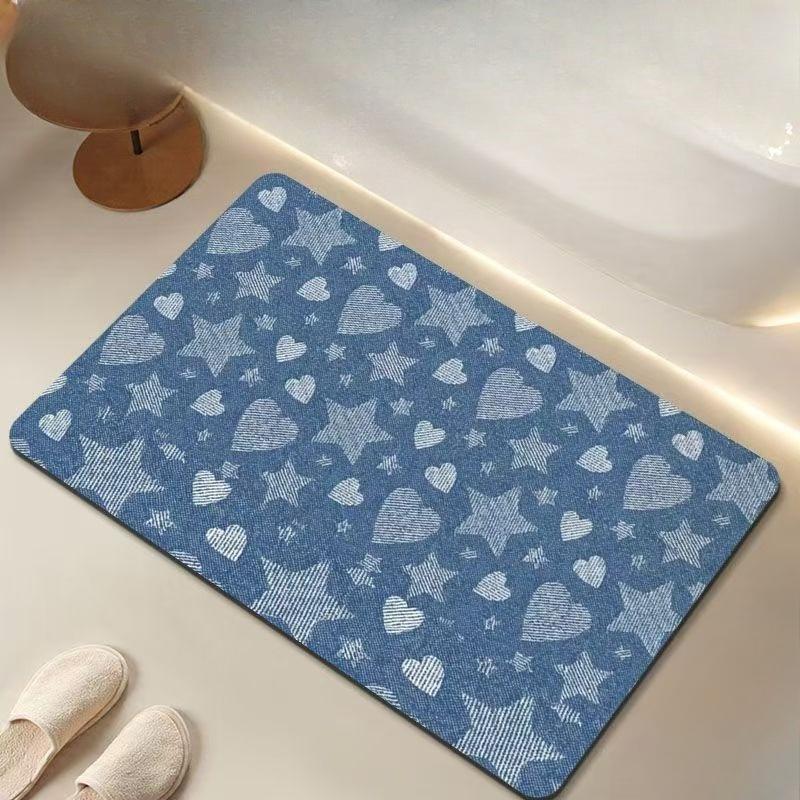 Bathroom absorbent diatom mud toilet  doormat toilet toilet floor mat toilet carpet