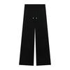 Minimalist Daily Versatile Comfortable Twill Embroidered Wide-Leg Sweatpants Women Bottoms OFWPT220010XM
