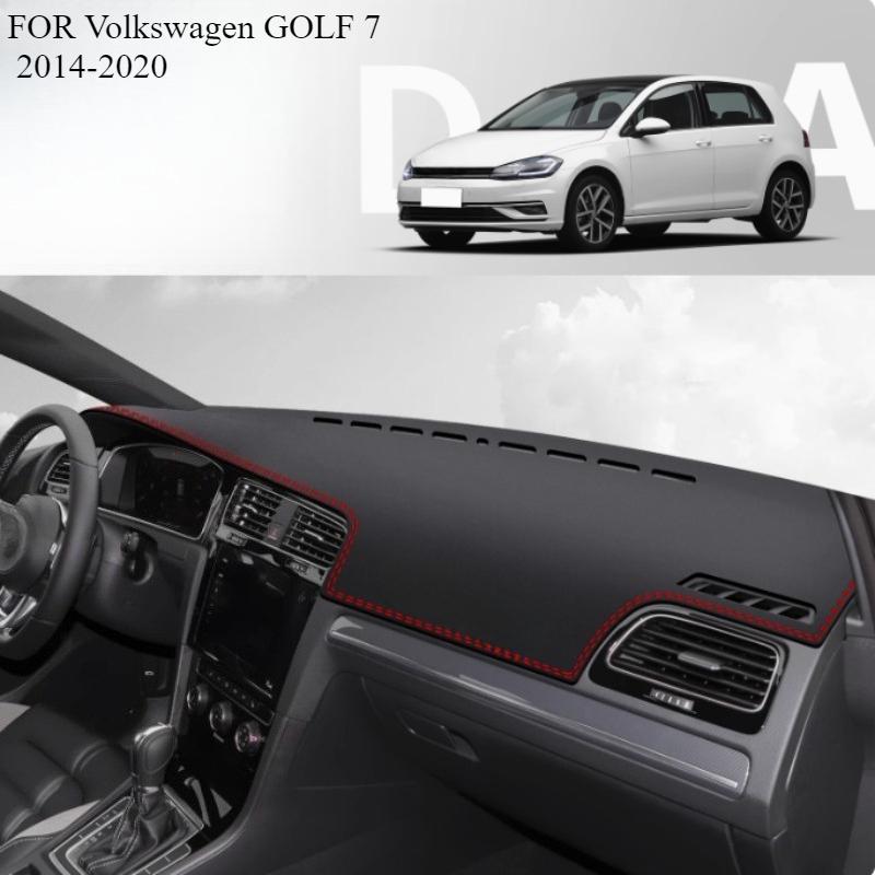 FOR Volkswagen GOLF 7 2014- Car Dash Mat Dashmat Dashboard Mat Cover Sun Shade Dash Board Cover Carpet  Accessories front  A