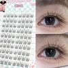 Glueless Eyelashes 48 Clusters 10-13mm C Curl Natural Fluffy Segmented Lashes for Beginners