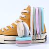 Klassische einfarbige Schnürsenkel 0,8 cm breit Flache Schuhe Sneaker Schnürsenkel Schuhzubehör 100/120/140 cm Schnürsenkel 1 Paar