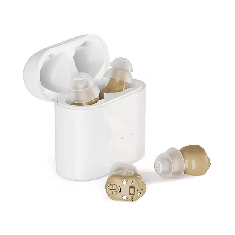 

Магнитные перезаряжаемые наушники-вкладыши с невидимым шумоподавлением, усилитель звука для прослушивания, гарнитура Audiphone для пожилых людей Skin